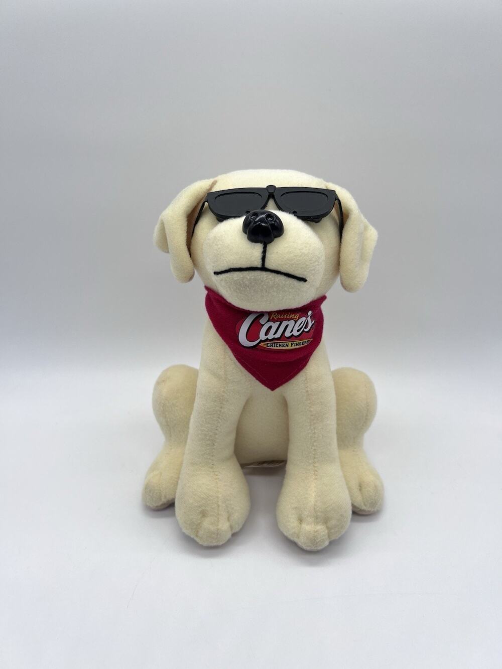 Raising Cane's Dog with Sunglasses & Bandana 8" Plush Stuffed Toy Collectible